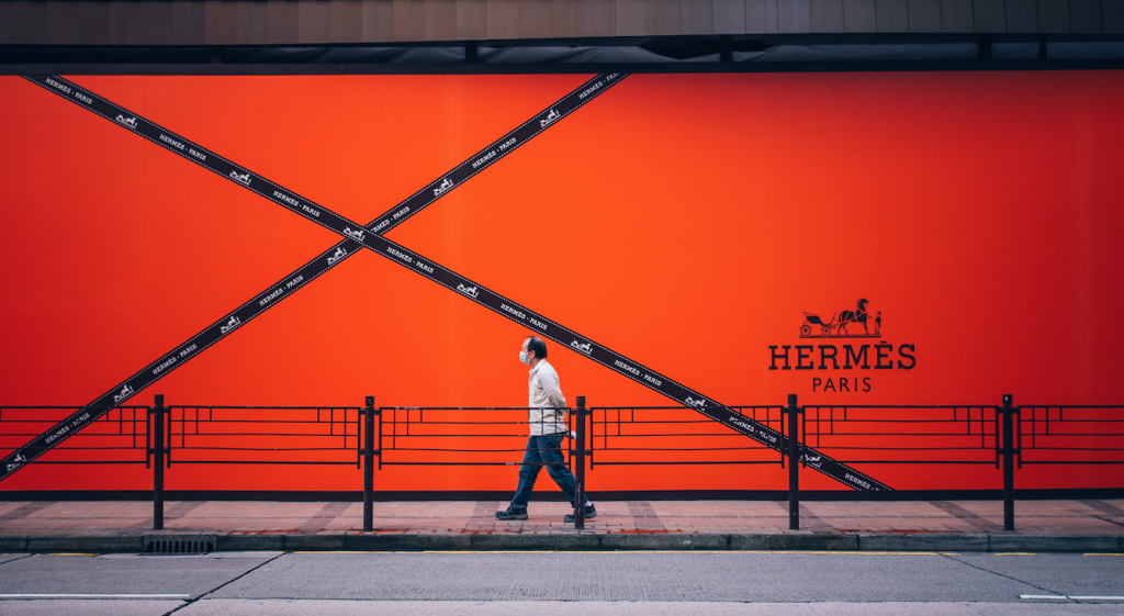 Hermes Orange boite logo