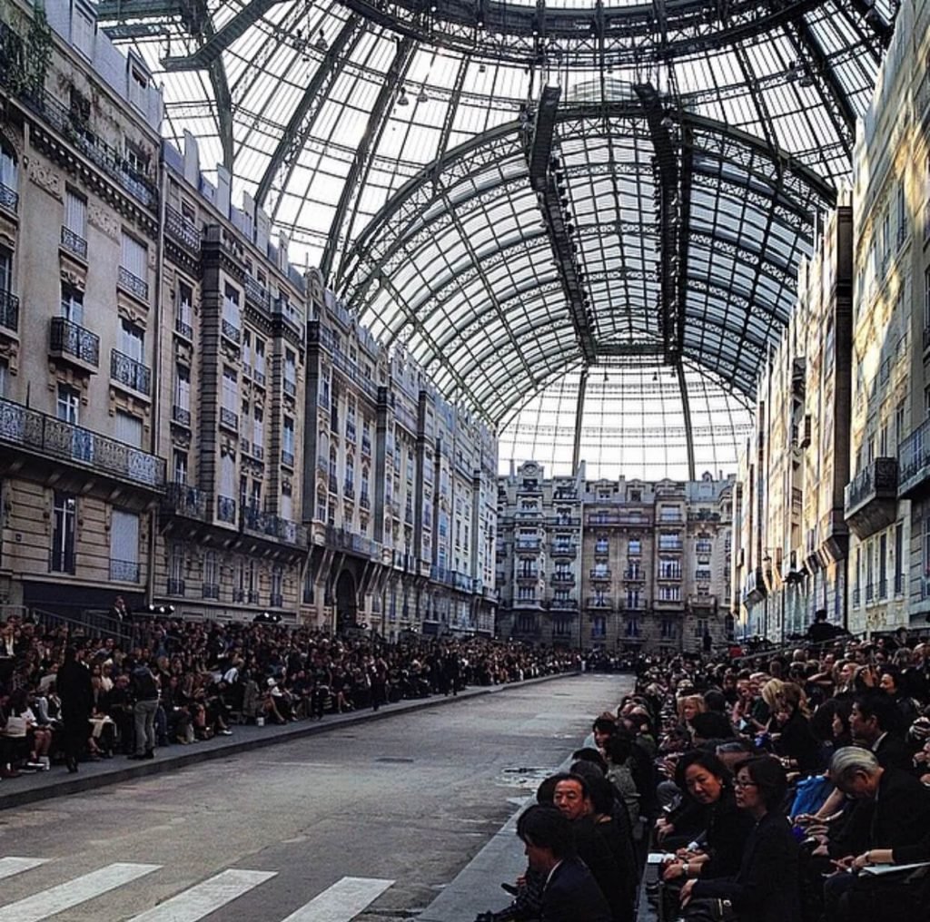 Paris street decor, Chanel show