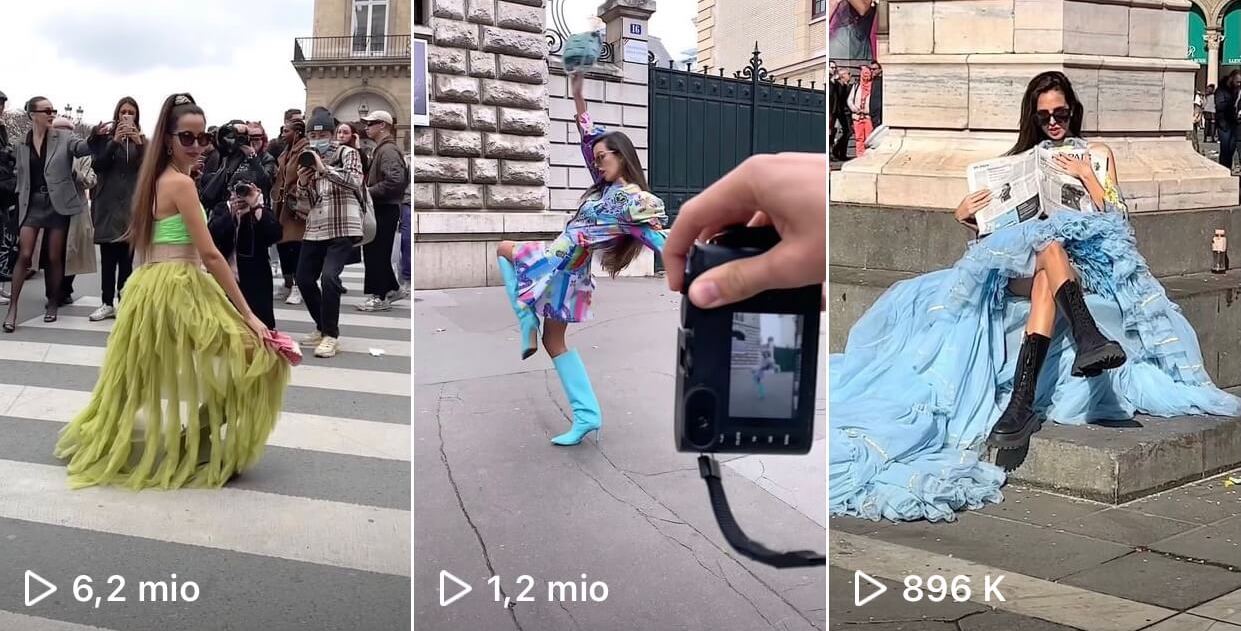 La tendance des réels mode sur Instagram