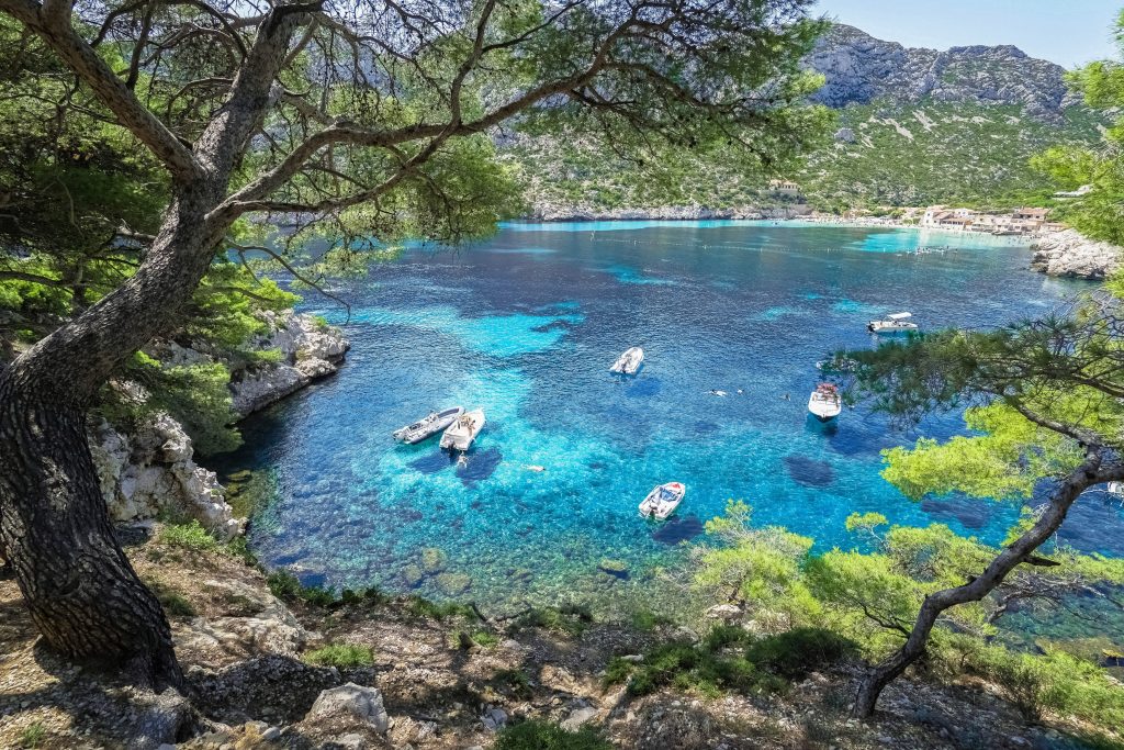 Vacation in the calanques of Marseille