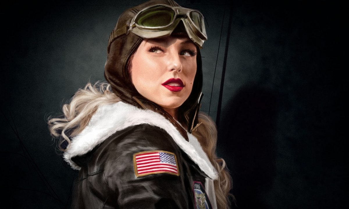 femme qui porte un blouson aviateur