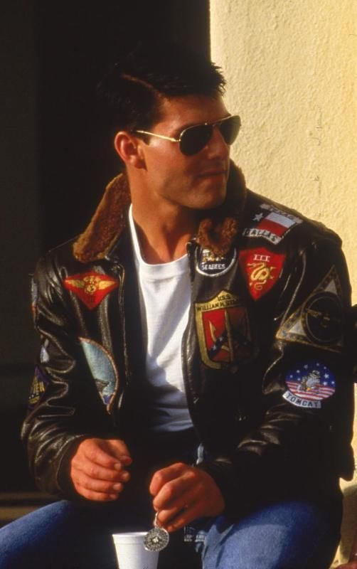 Tom Cruise look in Top Gun