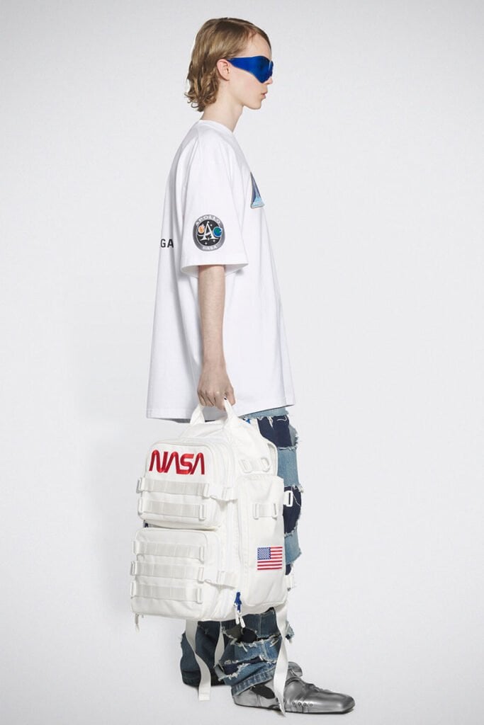 Bag with NASA logo