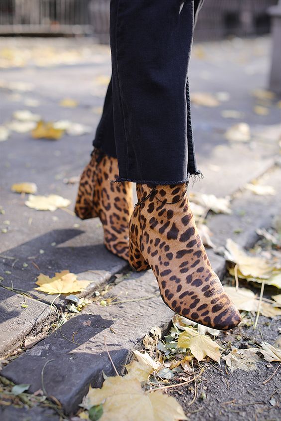 boots en leopard pinterest