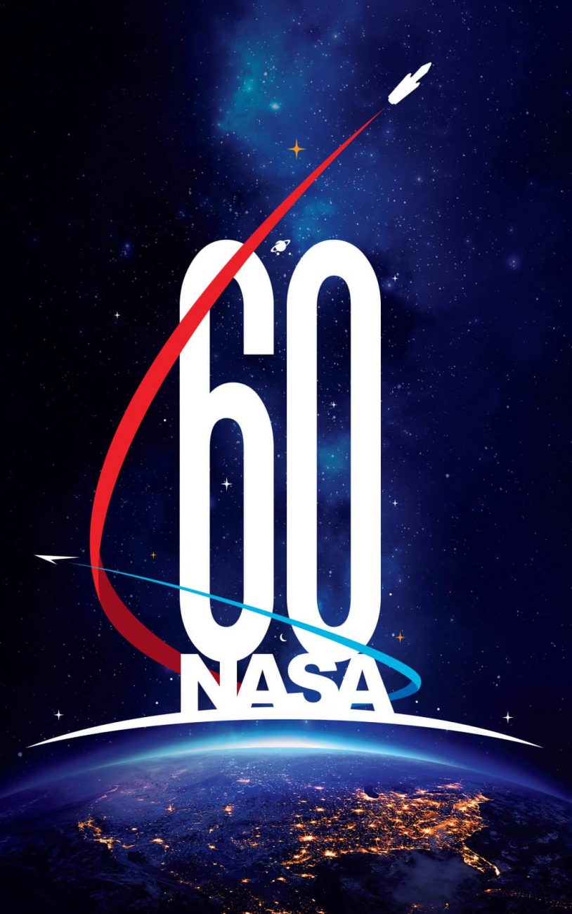 NASA logo for its 60th anniversary