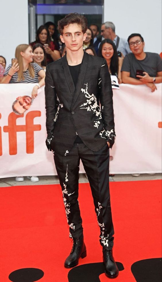 Floral Ackermann Suit Chalamet