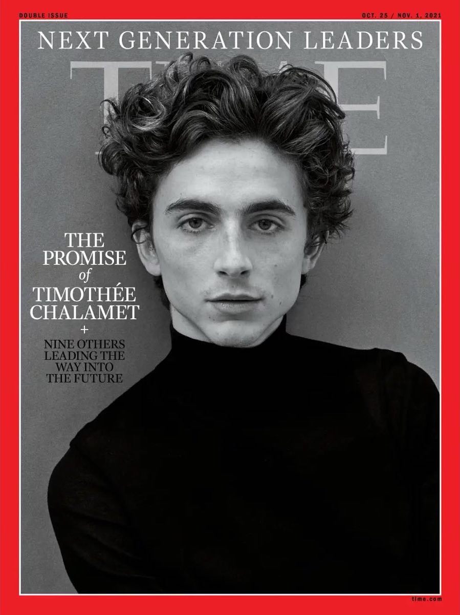 The Time features Timothée Chalamet