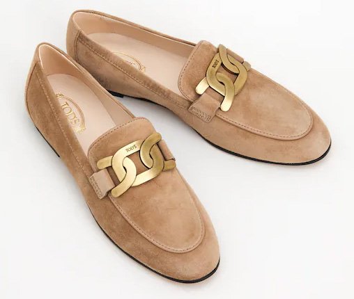 Kate moccasin in beige suede from Tod's