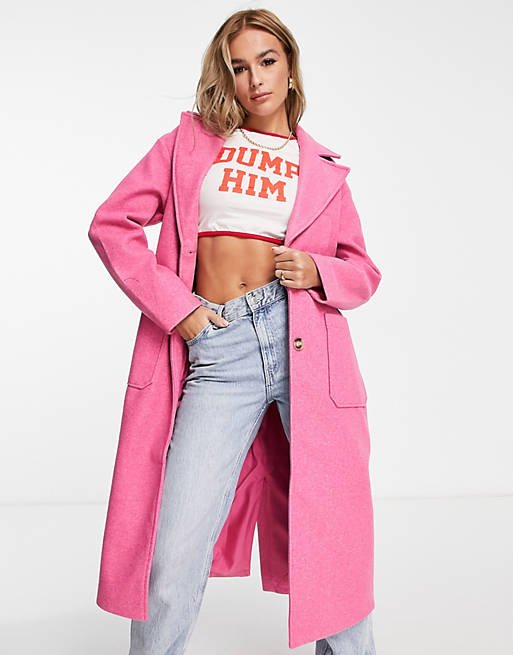 pink coat