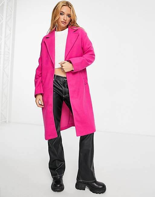 pink coat 