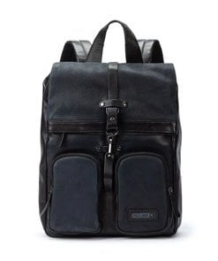 Black leather backpack for men by Pikolinos