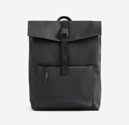 Classic black and waterproof men's backpack from Celio