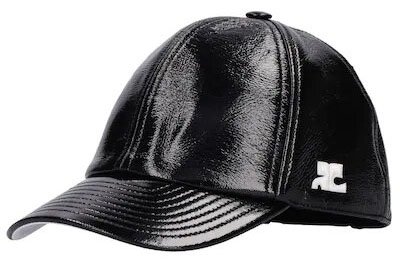 A style of black cap for women from the Courreges brand