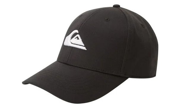 Black snapback cap for women from Quicksilver