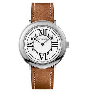 Brown Steel Watch by Ralph Lauren