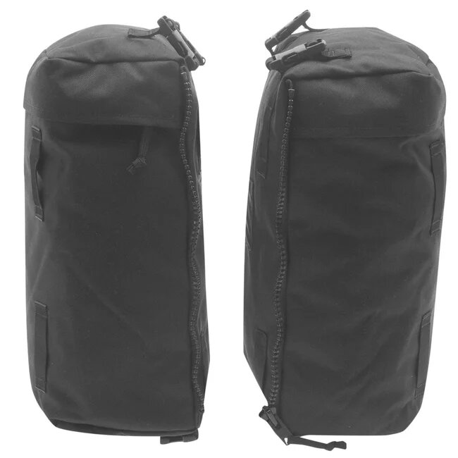 Black trekking backpack from Karrimor brand