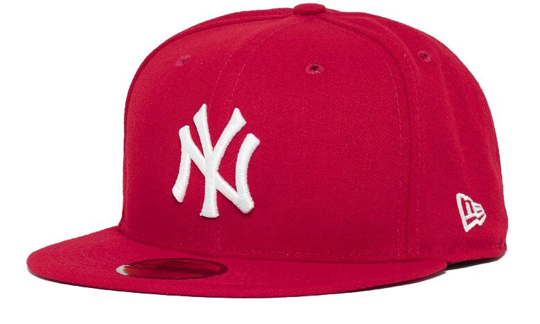 Pink fitted cap by New Era