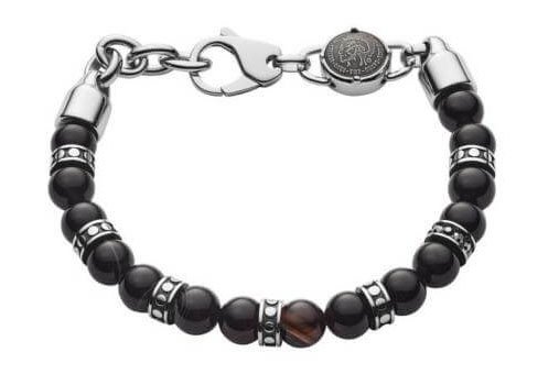 Black pearl bracelet from the brand Diesel Bijoux