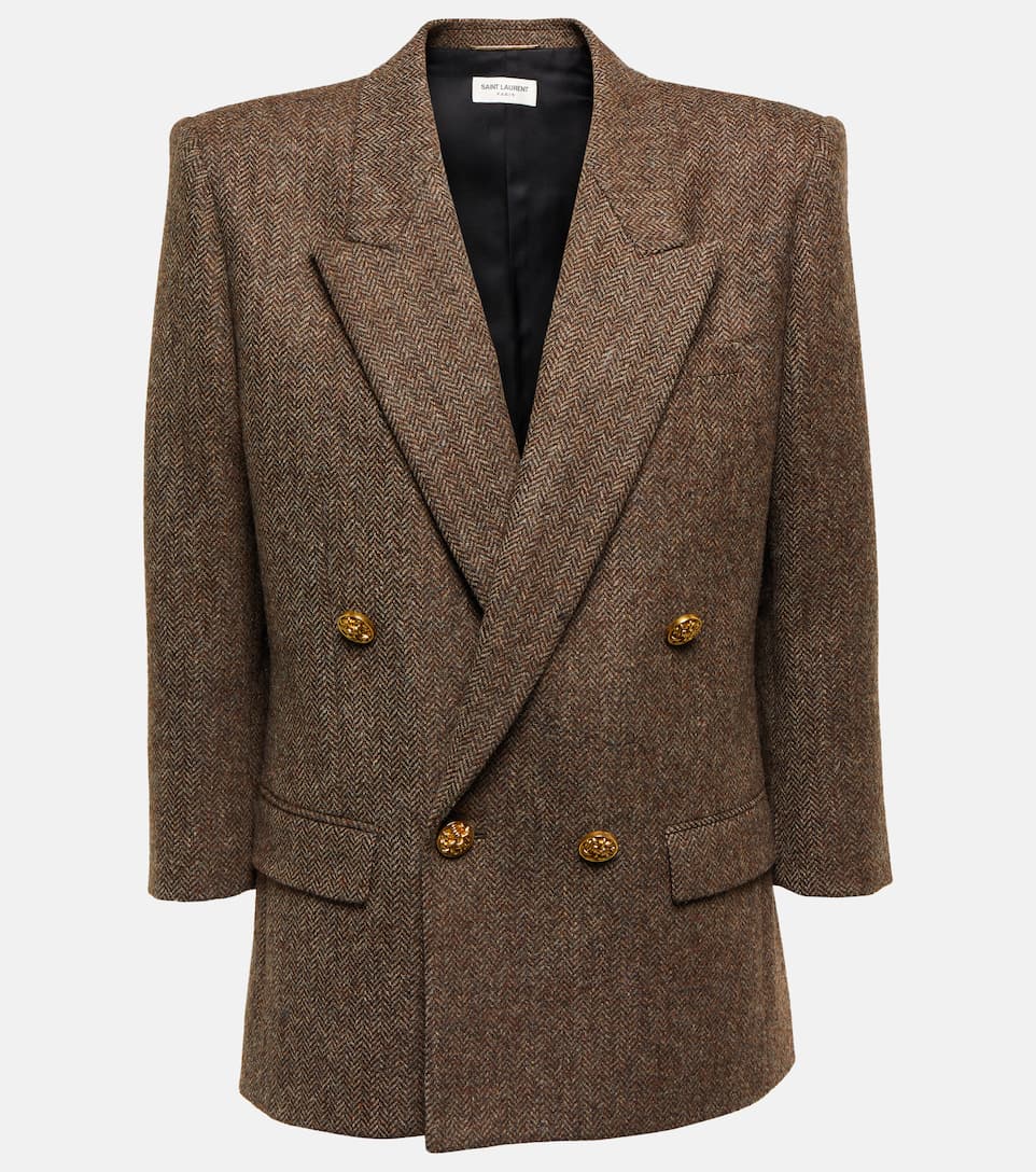 Brown blazer Yves Saint Laurent