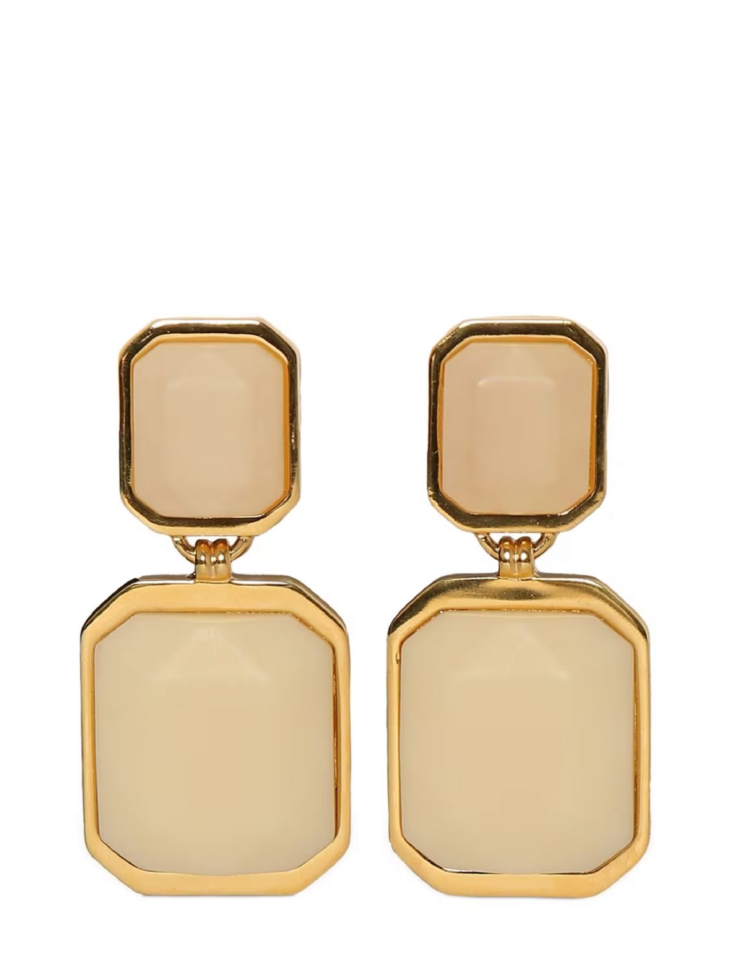 Saint Laurent Octagon earrings