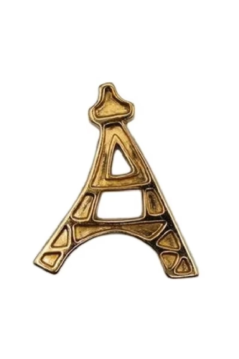 YSL brooch in the shape of the Eiffel Tower