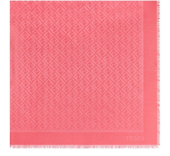 Fendi plain pink shawl