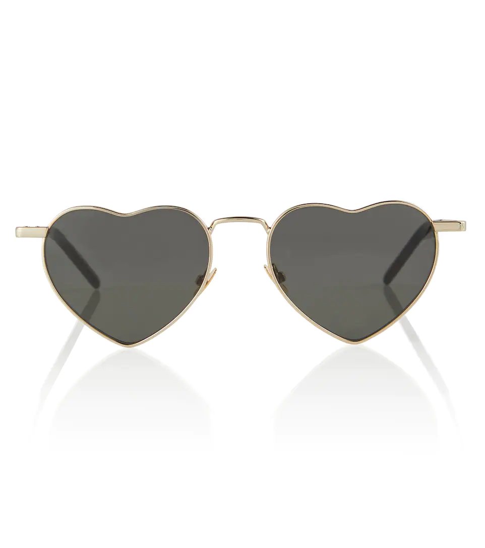 YSL heart-shaped sunglasses