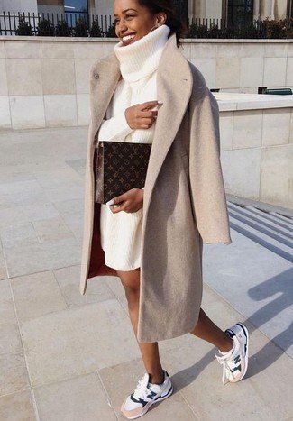 Chic look with sneakers