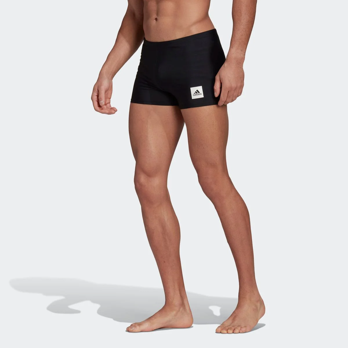 black ADIDAS PERFORMANCE swim boxer