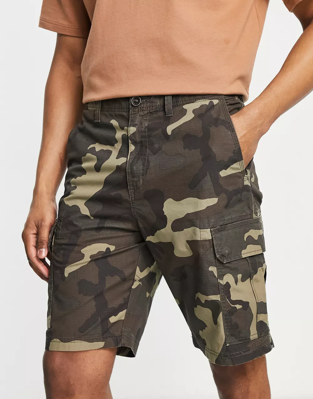 Military cargo shorts