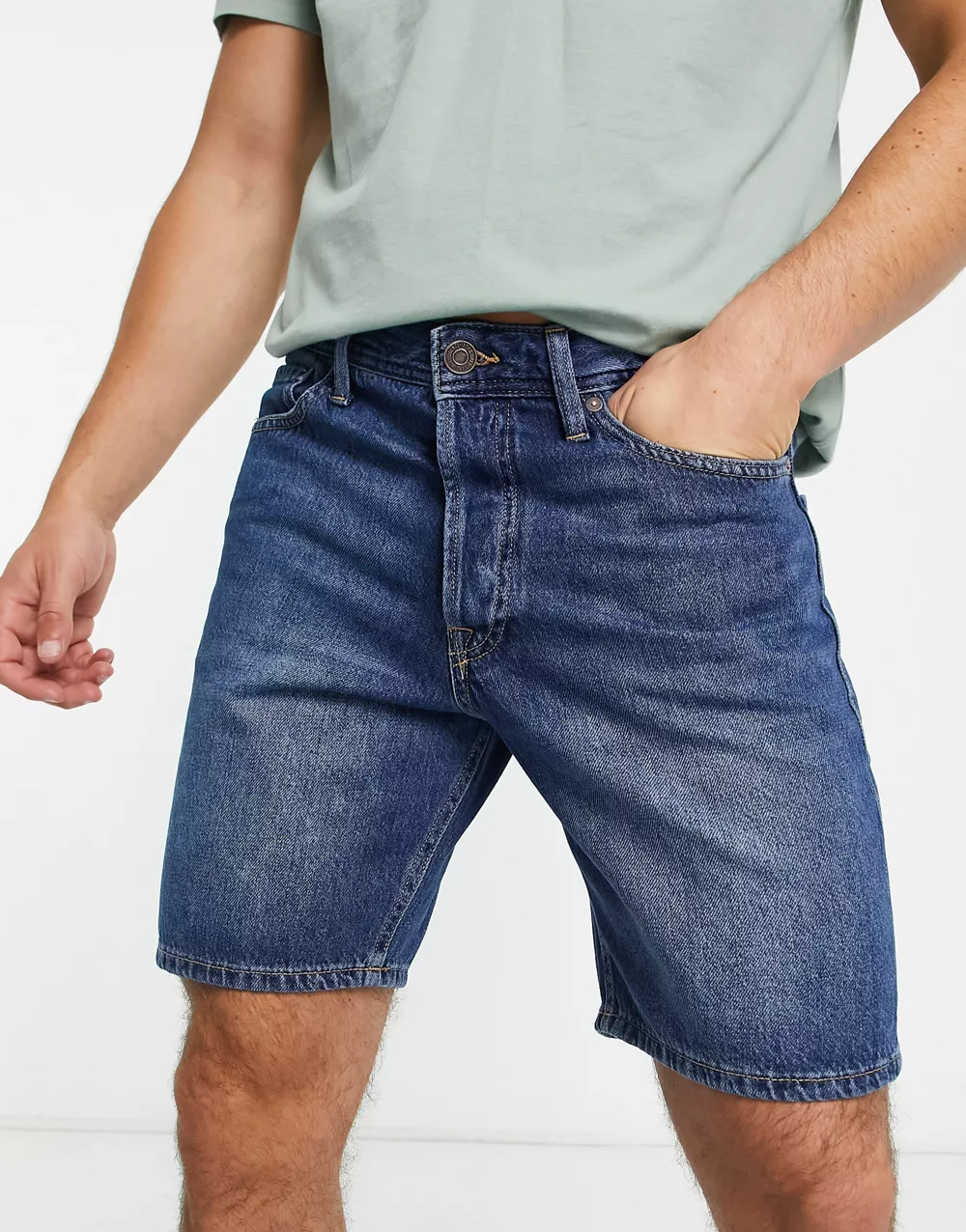 dark denim shorts by Jack & Jones