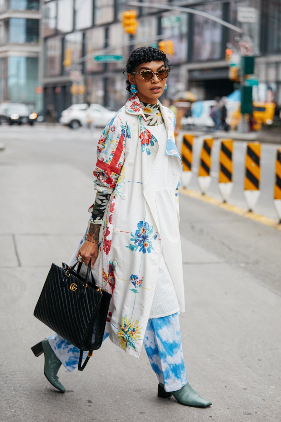 Street style at New York fashion week