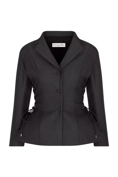 Dior women's tailored jacket in black