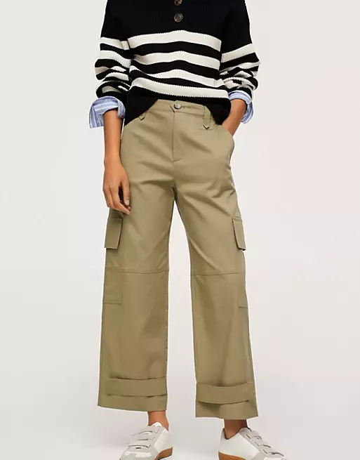 pantalon cargo mango modalova