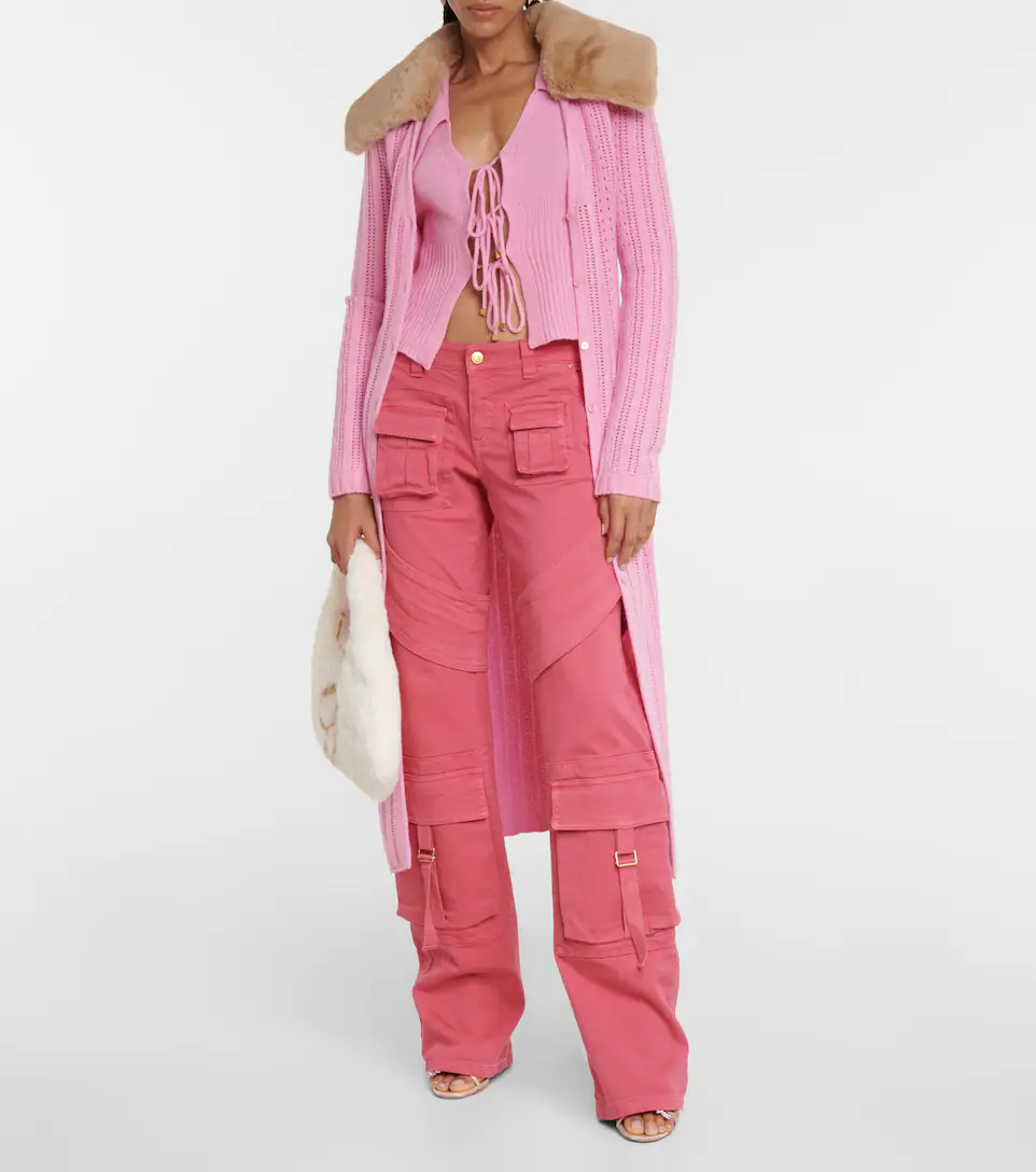 pantalon cargo rose modalova