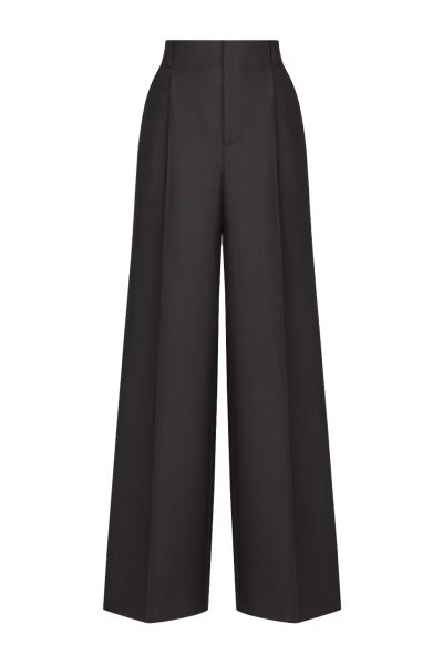 Dior women's tailored black pants