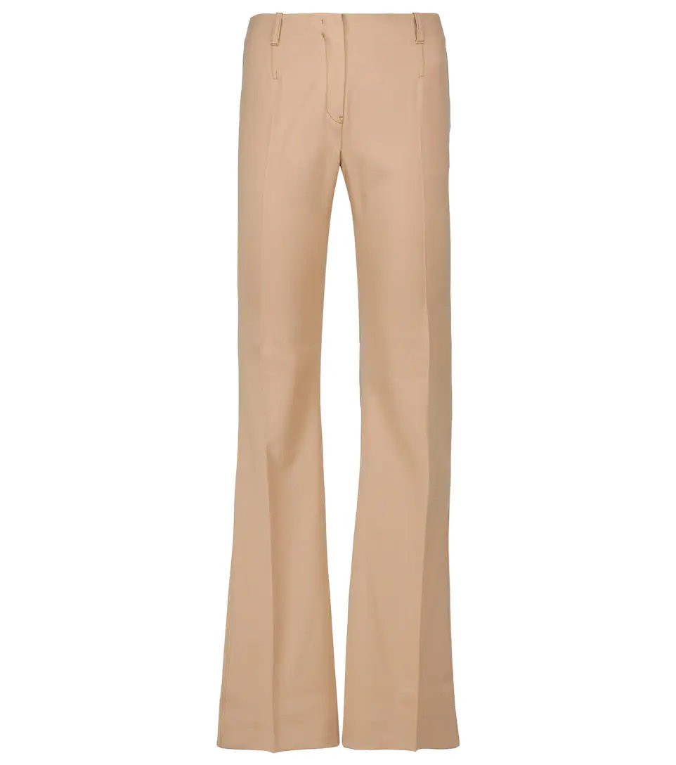 Jacquemus beige wool pants