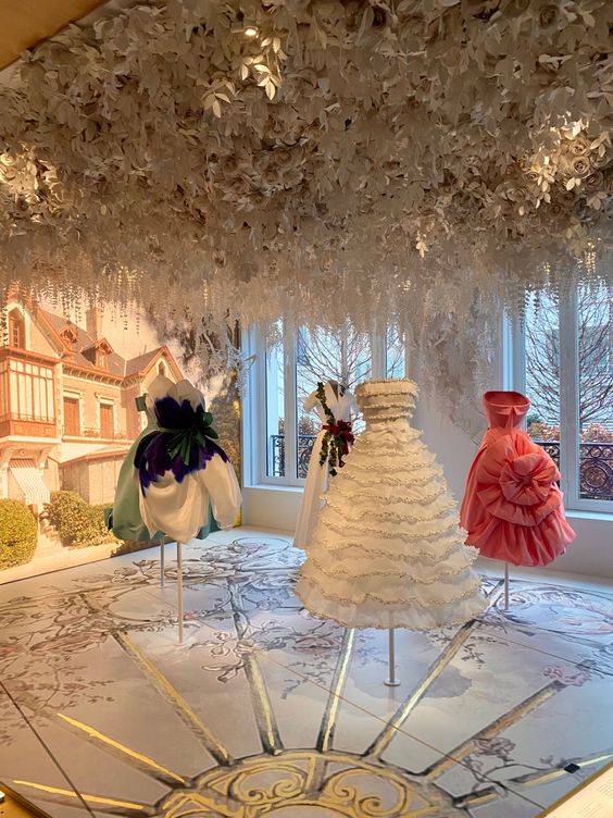 Scenography of the Dior Museum Paris