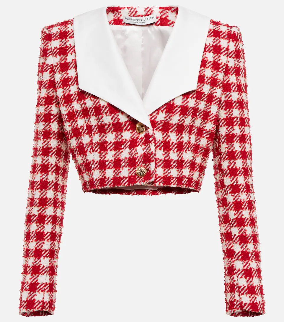 Short Red Jacket Alexandra Rich