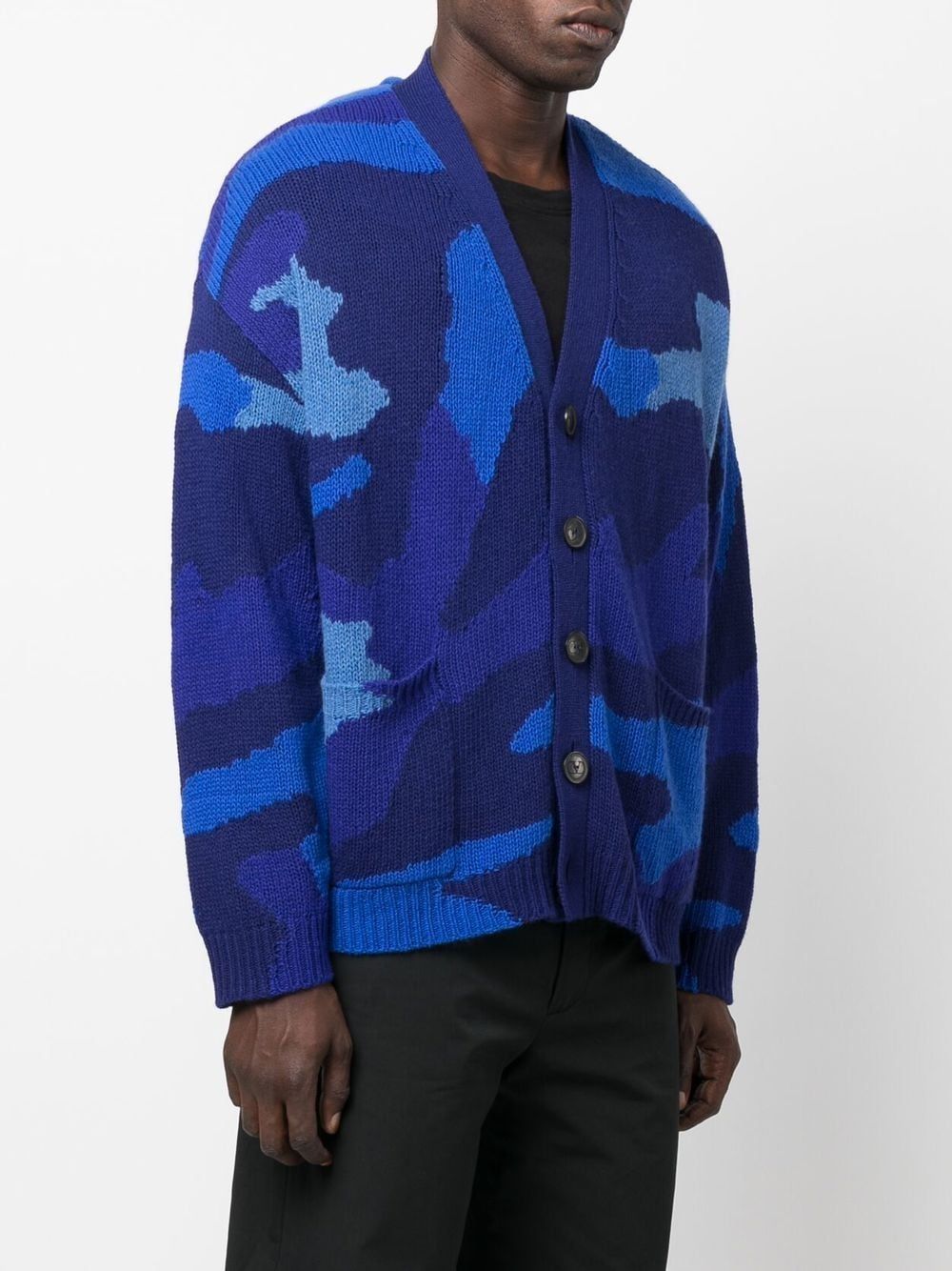 blue cardigan by Valentino