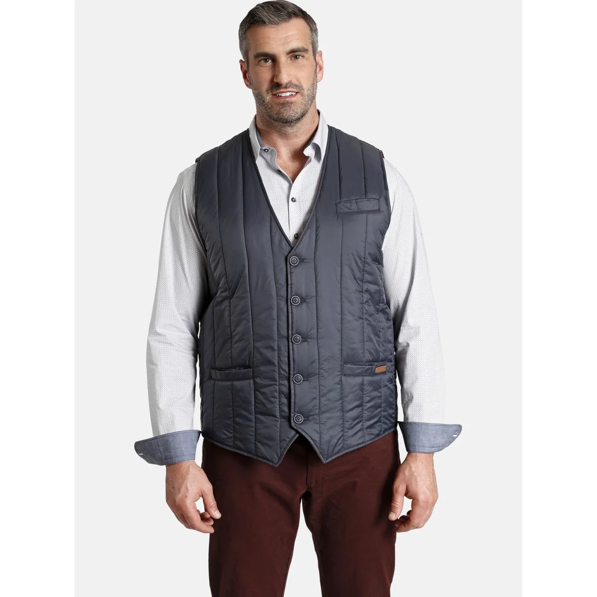 quilted vest from Duke John