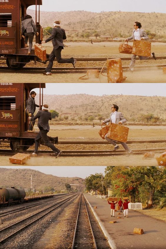 Louis Vuitton luggage Wes Anderson film