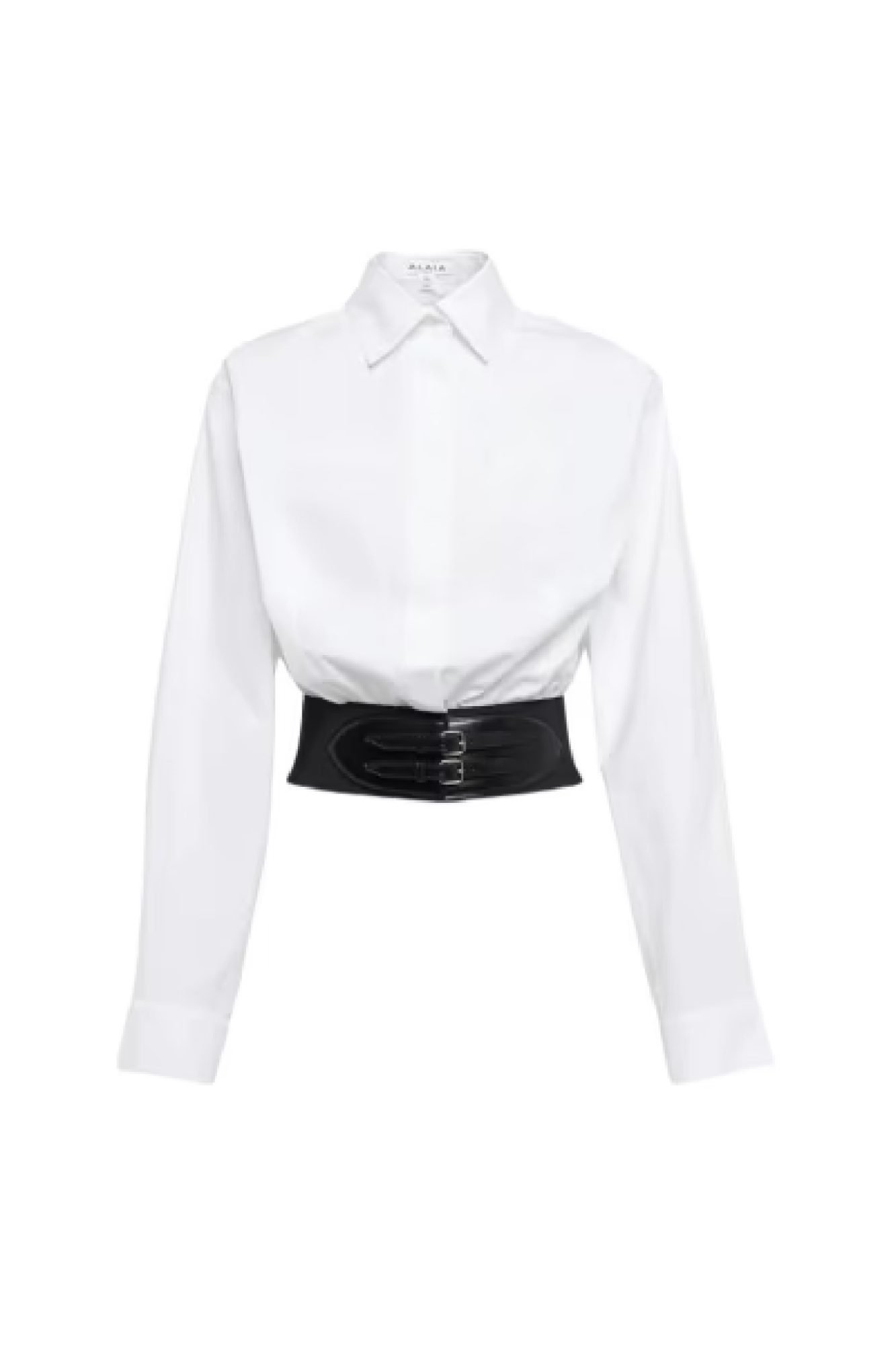 Azzedine Alaïa and Arthur Elgort Exhibition: Fashion Unleashed 14 White Alaïa Blouse