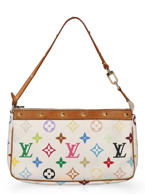 Louis Vuitton shoulder bag with colored monogram