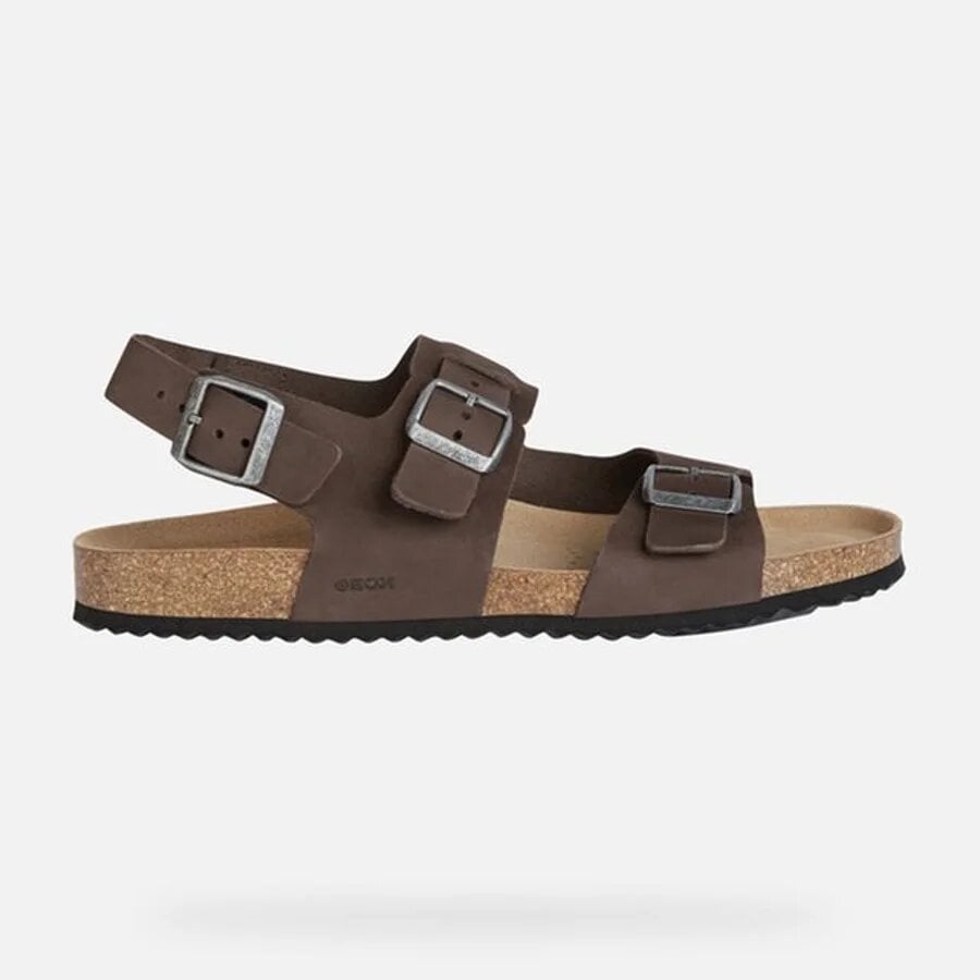 Dark brown Ghita sandals from Geox