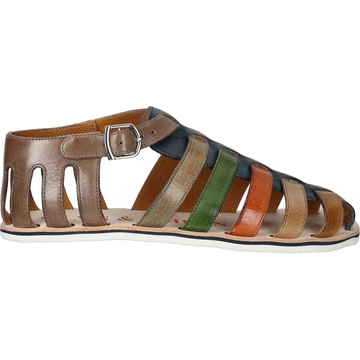 Multicolored leather sandals Melvin & Hamilton