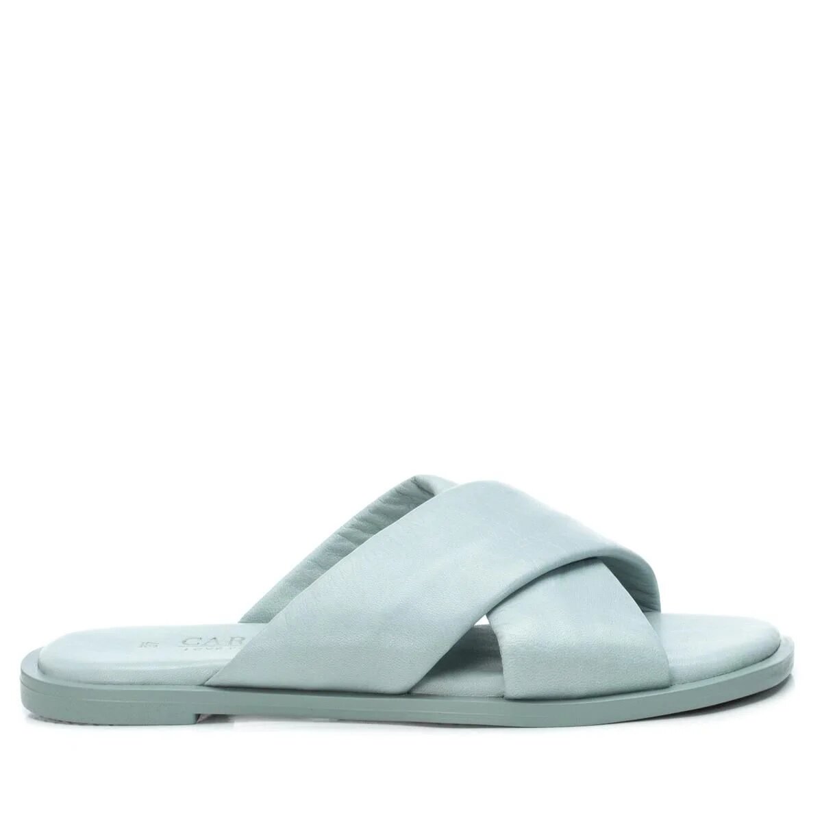 Flat leather sandals by Carmela