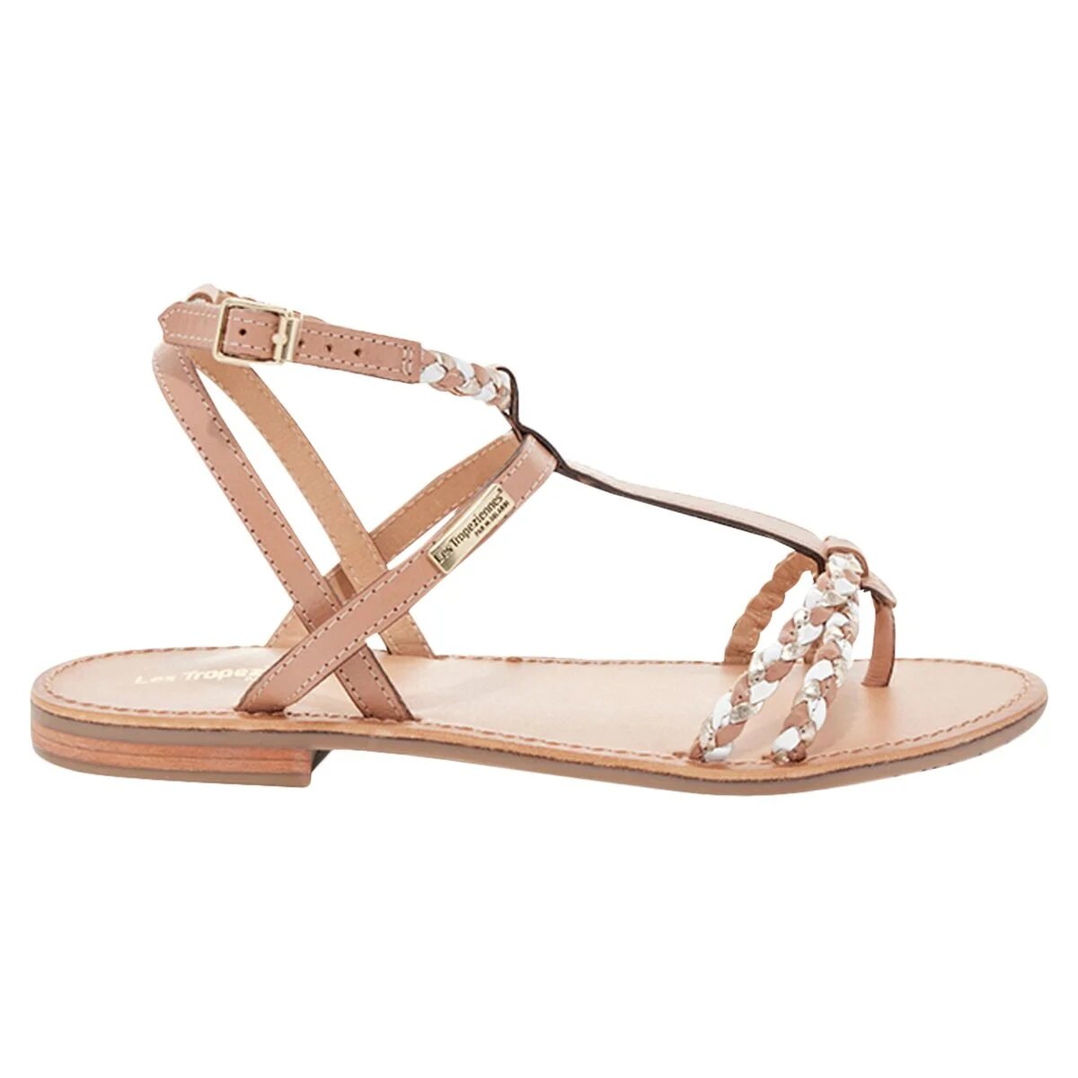 White leather Tropéziennes sandals by Les Tropéziennes by M Belarbi