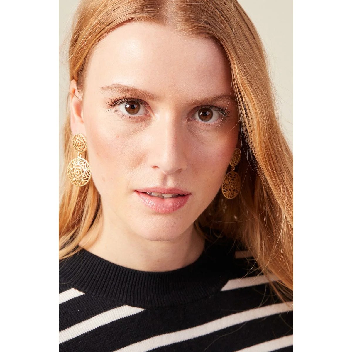 Geometric earrings from the brand Bonobo