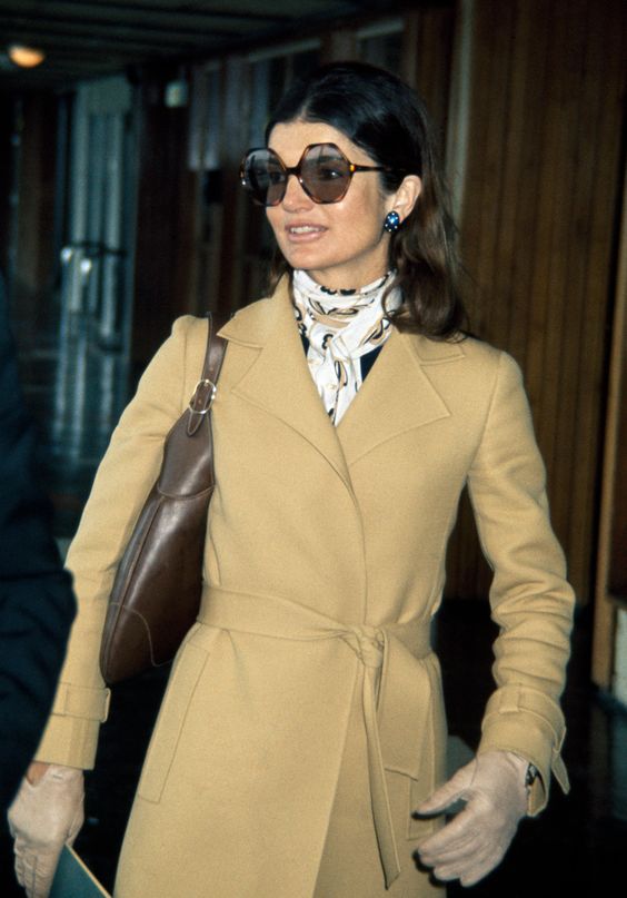 Jackie O style oversized sunglasses